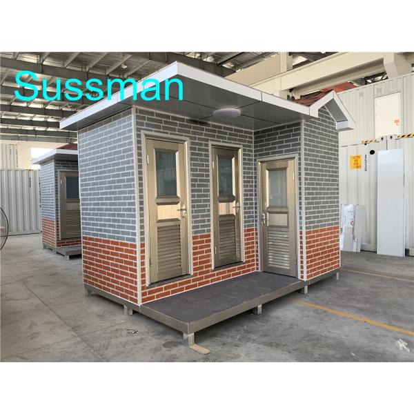 Алюминиевый дом железного каркаса света цинка AZ150 Prefab, полуфабрикат на открытом воздухе портативные туалеты