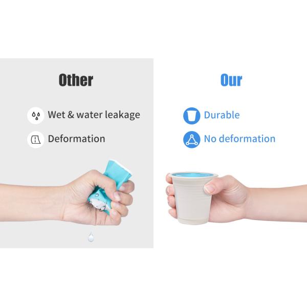 Compostable Disposable 3oz Bathroom Cups 100P Mouthwash Eco Friendly  Cups Biodegradable Bath Rinse Medicin