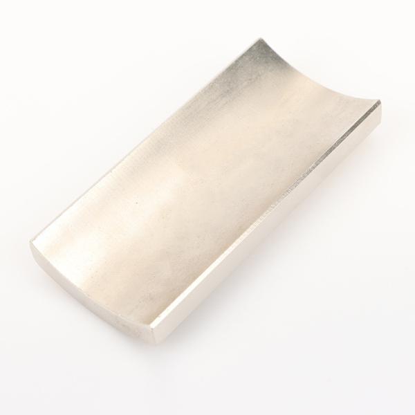 80-120°C Curie Temperature Rare Earth Magnet For Industrial And +/- 0.05mm Tolerance Arc Tile 38SH Magnet