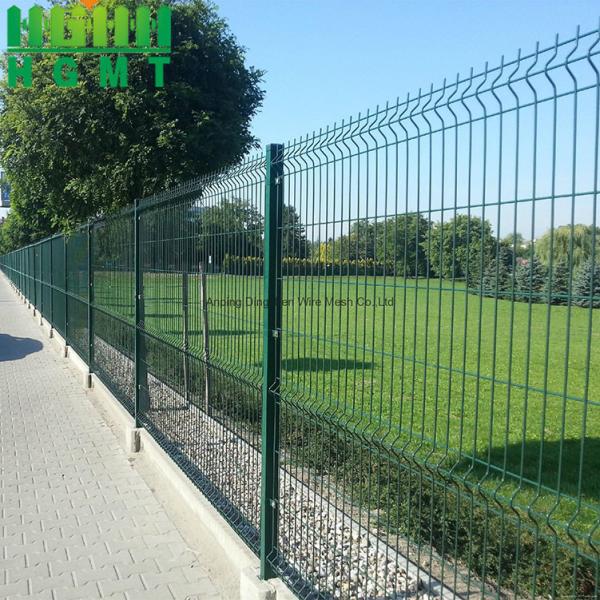 High Security 3d Fence Barbed Wire Garden Building PVC Coated Galvanized 3d Curved Security Fence