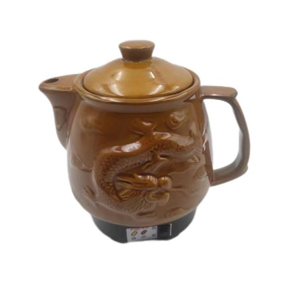 Cover Style Ceramics Traditional Ceramic Chinese Medicine Pot/Ceramic Cooker in Brown