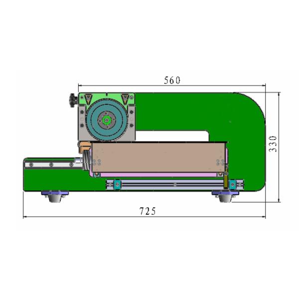 машина резца доски PCB 330mm с регулируемой режа скоростью