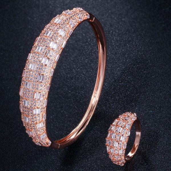 Fashion Cubic Zirconia Bracelet Bangle Chain Bracelets For Women Gold Silver Color Hand Chain CZ Bracelet Jewelry