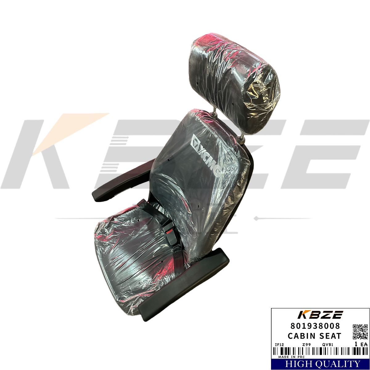 KBZE BRAND 801938008 CAB SEAT ASSEMBLY FITS XCMG XE200 XE205  XE215 XE220 XE235 XE240 XE250 XE265