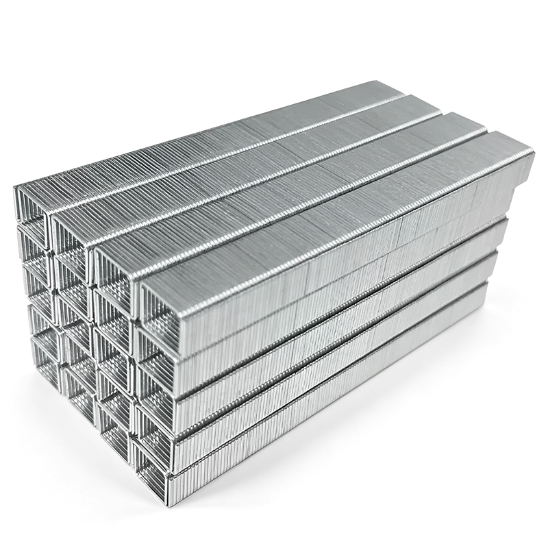 80 Series Galvanized Iron Pneumatic Staples Rustproof U-Type 8010 Staples for Sofa Furniture and Industrial Packaging Boxes