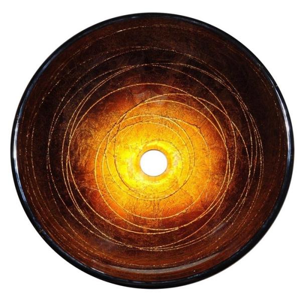 Modern Artistic Glass Bowl Bathroom Vanity Sinks , Colored Bathroom Lavatory Sinks