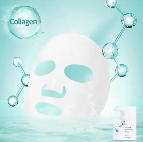 Masque à collagène pour soins de la peau du visage Pack d'huile hydratant nourrissant les pores Resserrant le collagène Réparation du visage Masque