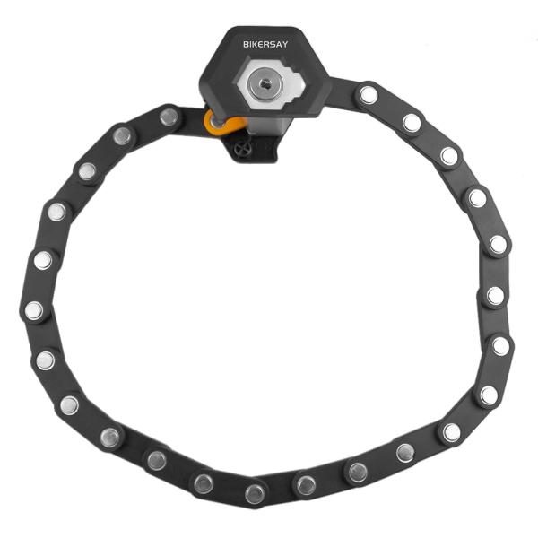 Mountain Bike Road Bicycle Foldable Lock Anti-theft 85cm with 3 Keys Zinc Alloy Alloy Steel