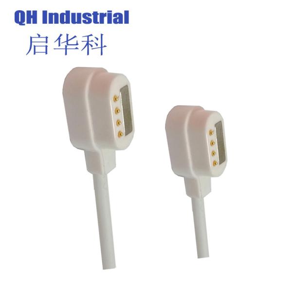 4Pin Czech Repubic PCB Terminal Magnetic Power Connector Smart Device Magnetic Pogo Pin Charger Connector