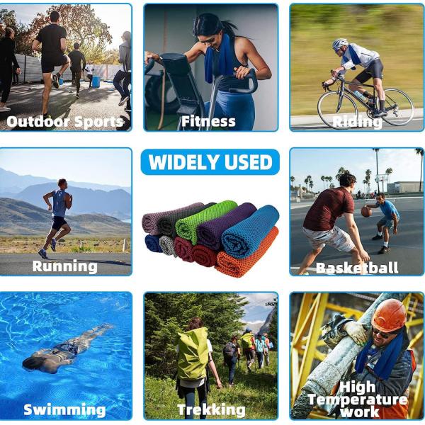 OEM пот тепла активированный фитнес влажная сублимация сетка рекламные Тело Спорт Гимназия холодный Лед Микроволокно охлаждающее полотенце