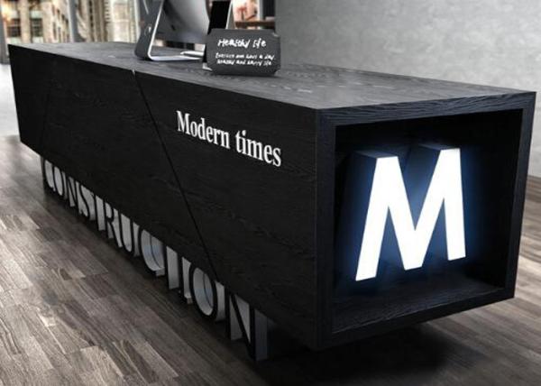 Vintage Mdf Baking Bar / Store Checkout Counter , Popular Cash Register Desk