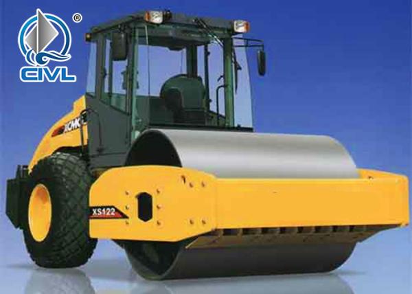 XCMG 12 ton vibratory manual road roller XS123 With weichai engine and ZF gearbox