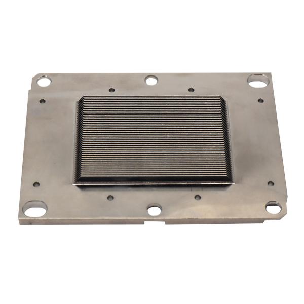 A extrusão fria raspando personalizada ISO9001 do dissipador de calor da placa alistou