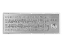 Clavier monté par panneau en acier IP67 de Stianless de 104 clés avec la boule de commande 800DPI
