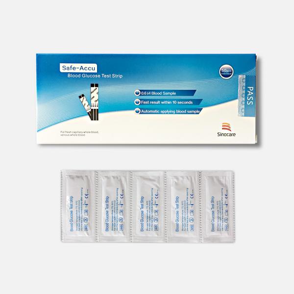 Household Blood Glucose Meter Test Strips , 24 Months Validity Glucose Check Strips