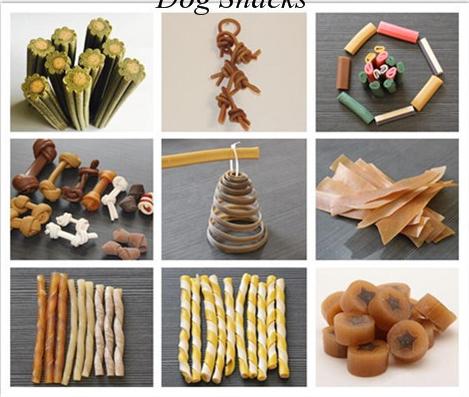 CE Approved Automatic  Dog Food Extruder with Capacity 200-250kg , Pet Treats / Dog Chew Food Processing Line