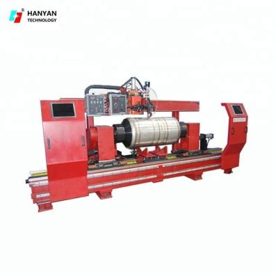 TIG MAG MIG ETC  Water Tank Welding Machine Longitudinal / Circumferential Seam Welder 2000kg