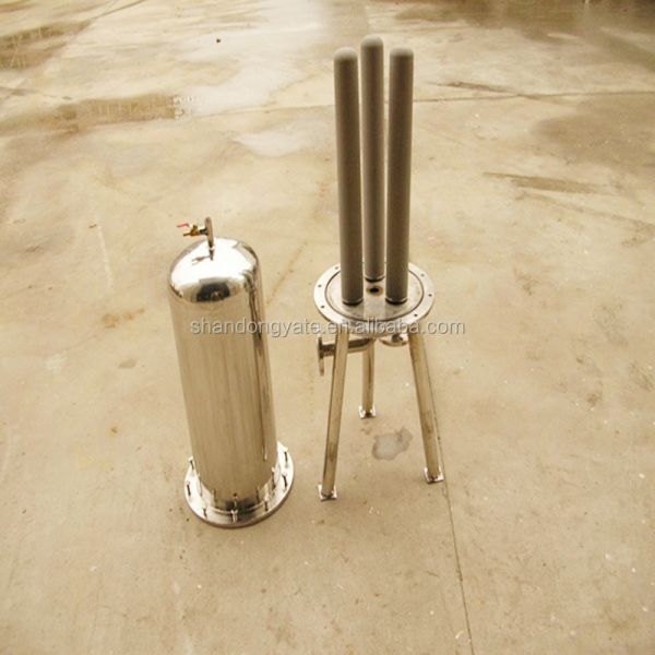 Titanium Chemical Filter for Electroplating Process Large Flow and High Precision Stainless Steel Titanium Rod Filter