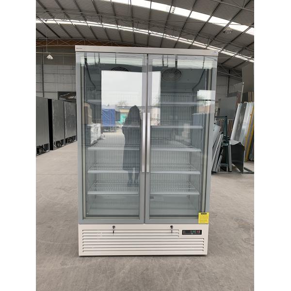 Держатель 810L дна замораживателя R290 дисплея стеклянной двери вертикали 2 коммерчески