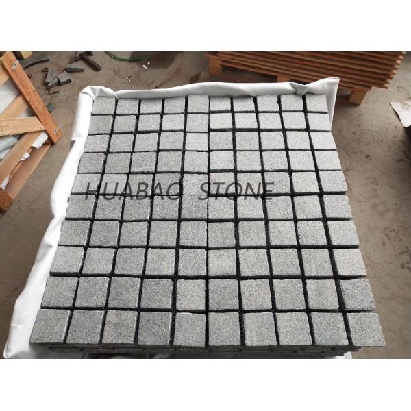 Sesami Black G654 Granite Tiles Cubes Paving Stone For Flooring Wall Tops Stair Steps