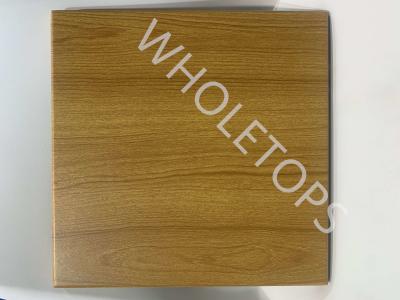 Wood Grain 2.0mm Aluminum Facade Cladding Panel Battens Facade Building Exterior Wall