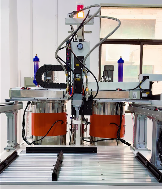 HP-GM100-7 Two-Component Potting Machine | Precision 2K Adhesive Dispensing & Encapsulation System