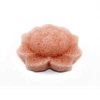 Le visage naturel mou de bain d'enfants de forme de lotus lavent l'éponge konjac spéciale