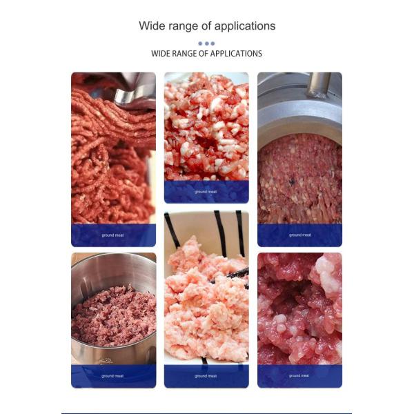380V Industrial Refrigirated Meat Grinder Stainless Steel Electric Meat Bone Grinder