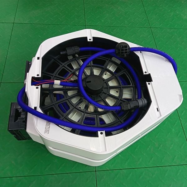 Air / Water / Foam / Electricity Car Retractable Hose Reel High Pressure 15m Length