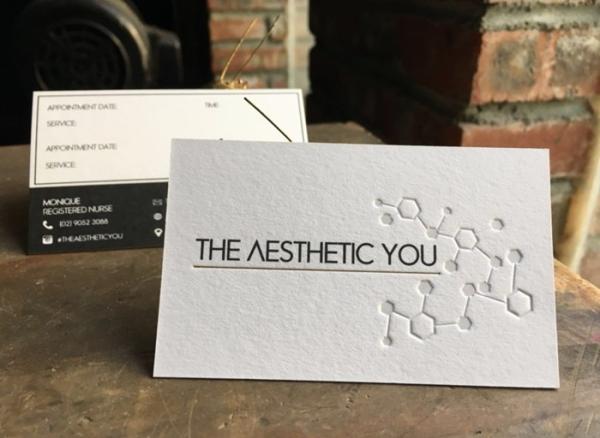 Free Designed Premium Business Cards Printing With Debossing On Transparent Foil