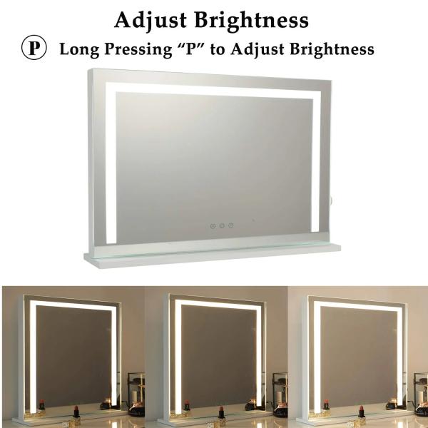 Mounted Hollywood Bathroom Mirror Electric Magnifying With Light