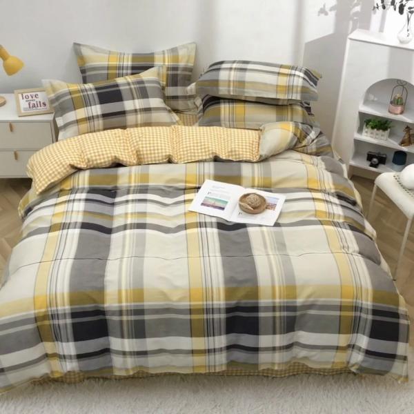 Kit de quatro peças em 100% algodão para casa