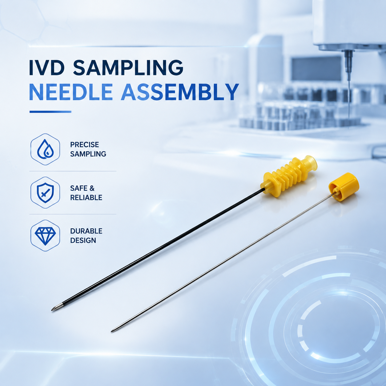 Customized IVD Sampling Needle with Anti Corrosion Coating