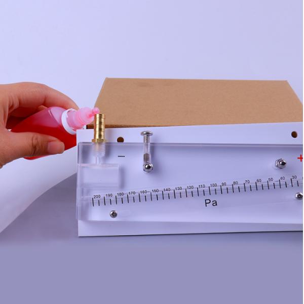 Slash Negative Gas Inclined Tube Manometer Fire Engineering 0-200pa