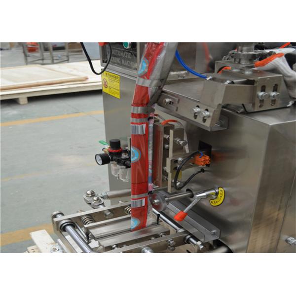304 Stainless Steel Sauce Packing Machine 3/4 Sides Seal / Pillow Seal Type