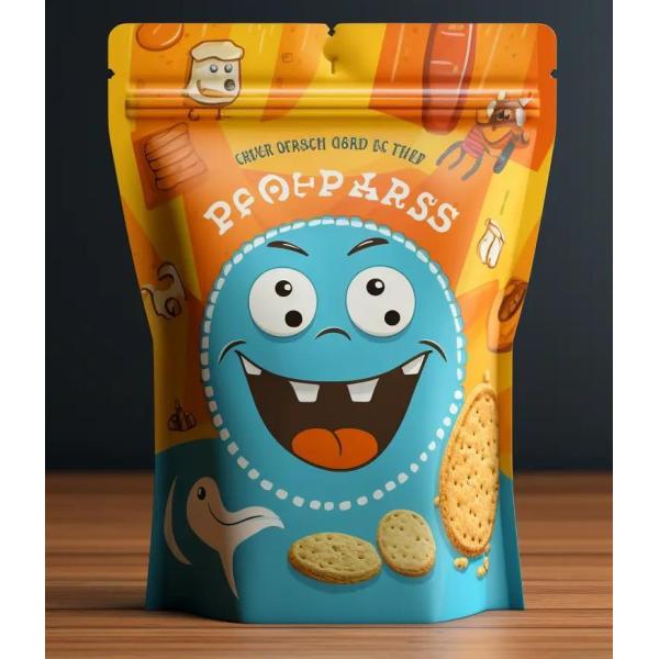 Custom Printed Zipper Packaging Bags Sweets Snacks Candy Ziplock Bags Food Packaging Stand up Pouches