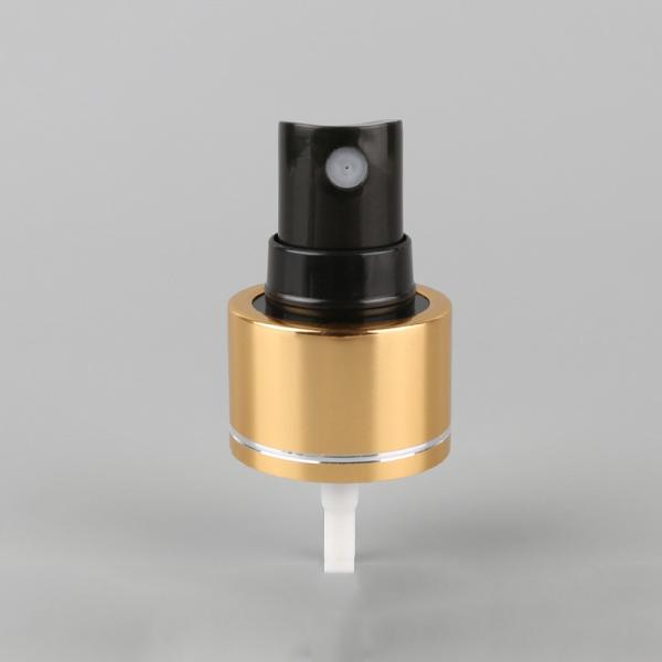 Perfume Aluminum Gold Black Fine Mist Sprayer 24/410 28/410