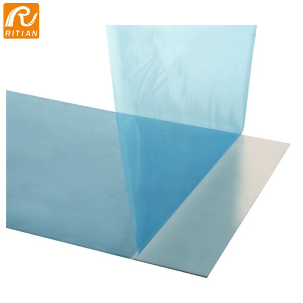 PE Protective Film with Residue-Free Removal and Medium Tack Adhesive for Metal Surfaces in 1240mm Width