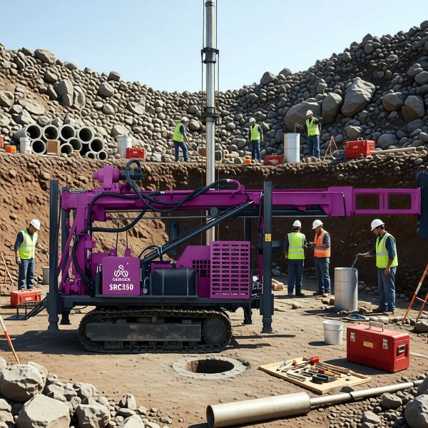 Hydraulic Core Drilling Rig Geological Mobile Drilling Rig High Efficiency Rotary Core Drilling Machine