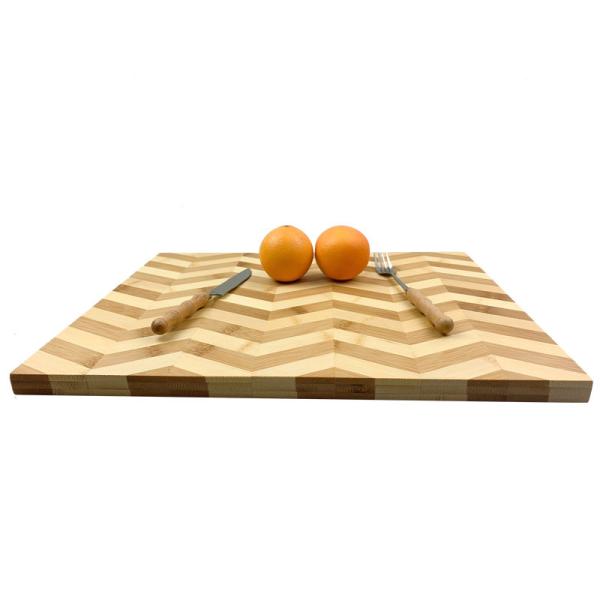 Patchwork 2cm Bamboo Large Cutting Board For Kitchen Chopping