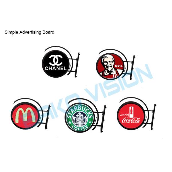 P4.68mm Round Shape LED LOGO Sign Display 4600Nits Brightness Waterproof