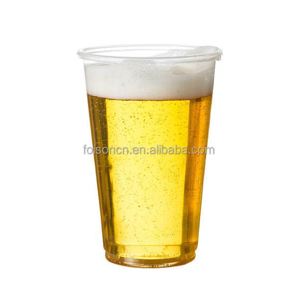 16 OZ Customized Logo Printed U Shaped PET/RPET Beverage Cup for Compostable Ice Cream