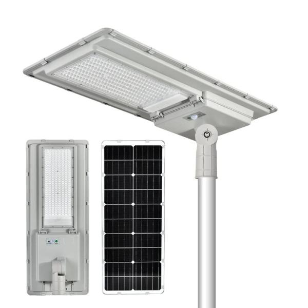70Ra All In One Luz solar de calle 160lm/W Luz solar LED exterior 6V