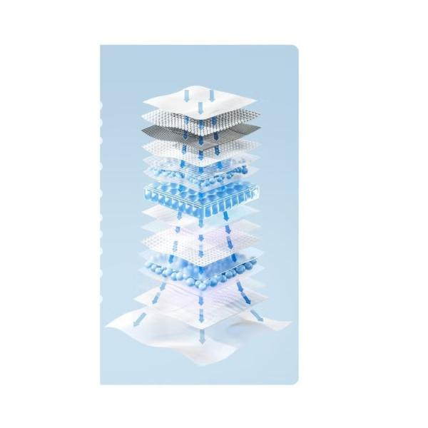 Papilas higiénicas para bebés sin perfume para limpieza de bebés