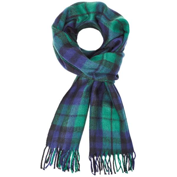 50cm Black / Red Cashmere Winter Knitted Scarf Protecting Head / Keeping Warm