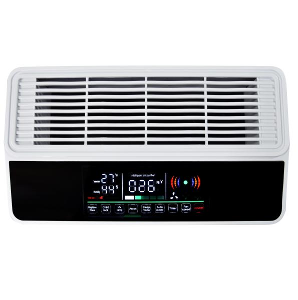 UVC Sterile OEM ODM hepa type air purifier Remote Control true sense