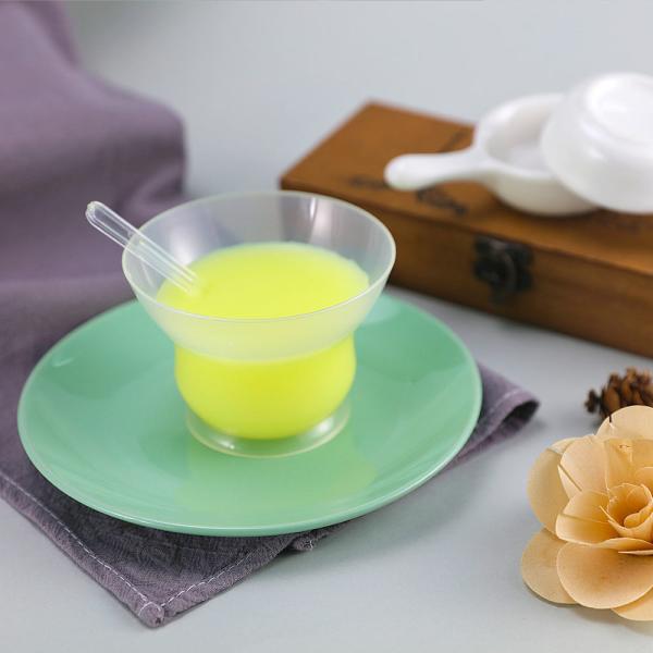 Disposable Party Transparent Mousse Tiramisu Cake Dessert Plastic Cups With Flat Top Lid