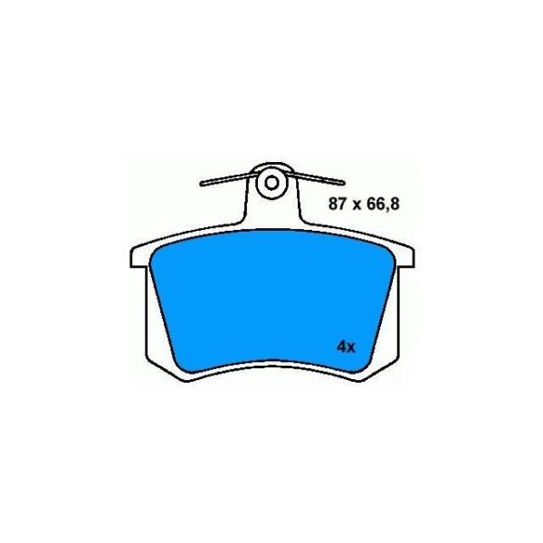 4A0698451 BMW Brake Pad