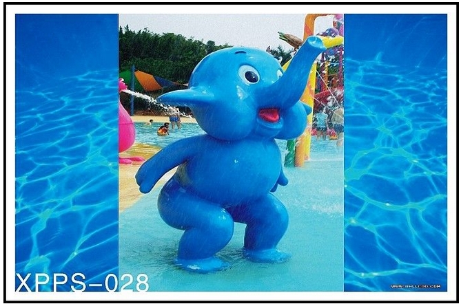 Игра воды слона брызга малая, структура игры фонтанов Aqua, оборудование парка брызга