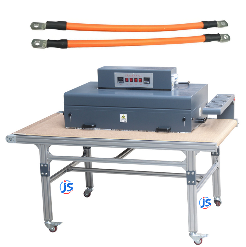 Inline Heat Shrink Tunnels Efficient Shrink Tunnel Machines 10 kW With Dual Side Heating